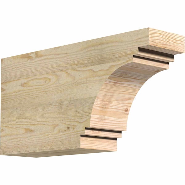 Ekena Millwork Pescadero Rough Sawn Rafter Tail, Douglas Fir, 6"W x 12"H x 24"L RFT06X12X24PEC00RDF - main
